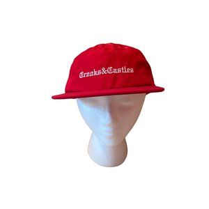 Crooks & Castle Red Snap Back Hat